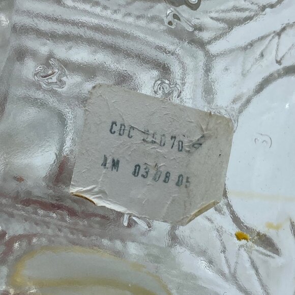 Vintage Eiffel Tower Shaped Glass Bottle Decanter 14" Barware With Ribbon Accent - Picture 10 of 16